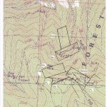 topo sized topographic map of Rock Creek Divide